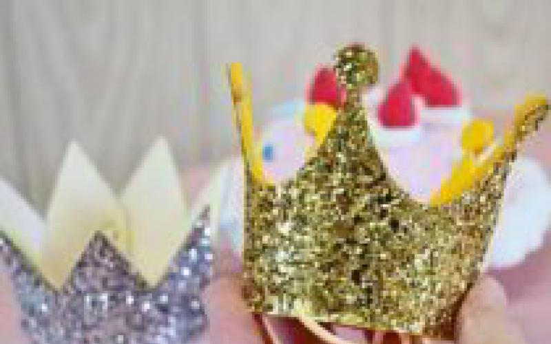 Cutting template How to make a children's princess crown