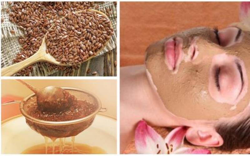 The best recipes for face masks from flax seeds with photos and videos